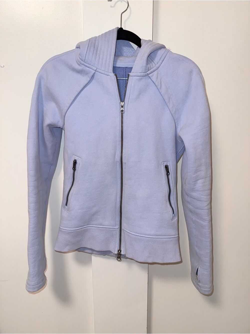 lululemon athletica Light Lavender Zip-Up Hooded Jacket
